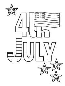 4th of July Independence Day Greeting Card