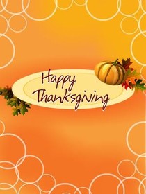 Happy Thanksgiving Greeting Card