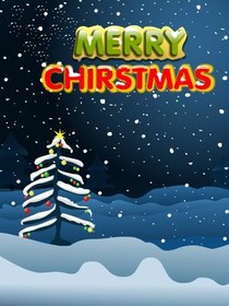 Snowy Christmas Tree Greeting
