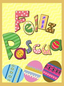 Colorful Easter Egg Greeting Card