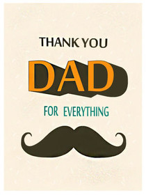 Thank You Dad Father's Day Card