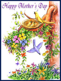 Happy Mother's Day Floral Garden