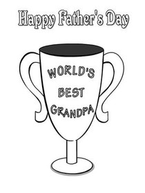 World's Best Grandpa Father's Day Trophy