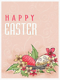 Happy Easter Greeting Card