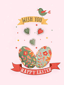 Wish You Happy Easter Card