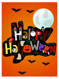 Halloween Night Spooky Greeting Card