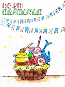 Rosh Hashanah Celebration Basket