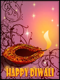 Happy Diwali Greeting Card