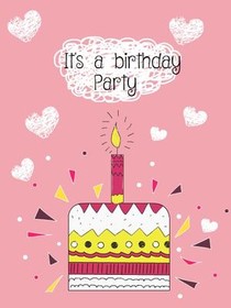 It's a Birthday Party Greeting Card