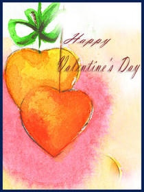 Happy Valentine's Day Heart Card