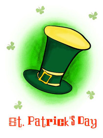 St. Patrick's Day Leprechaun Hat Card