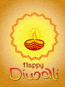 Happy Diwali Greeting Card
