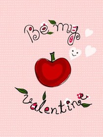 Be My Valentine Heart Card