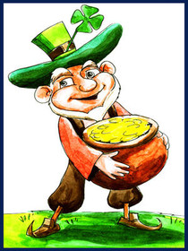 Lucky Leprechaun St Patrick's Day Card