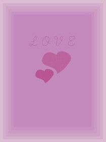Love Hearts Greeting Card