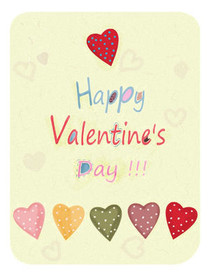 Happy Valentine's Day Greeting Card