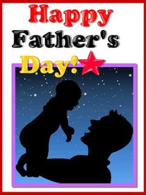 Happy Father's Day Silhouette Card