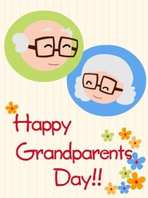 Happy Grandparents Day Greeting Card