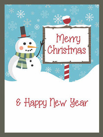 Merry Christmas & Happy New Year Card
