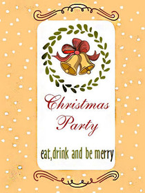 Christmas Party Invitation Card