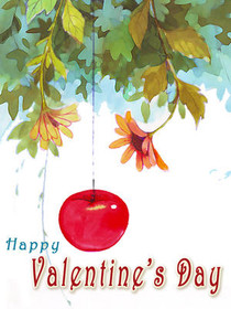 Autumn Love Valentine's Day Card