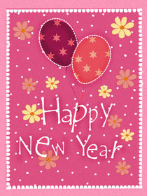 Happy New Year Celebration Card