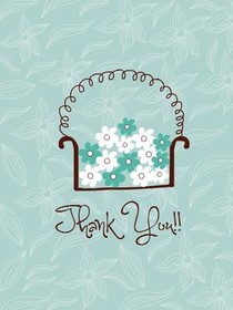 Thank You Armchair with Flowers