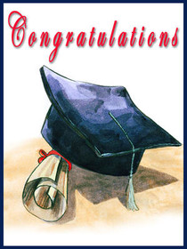 Congratulations Graduation Cap Card