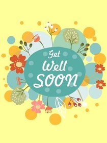 Get Well Soon Floral Circle