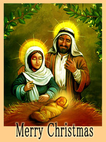 Holy Family Christmas Card