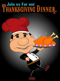 Thanksgiving Dinner Chef Invitation