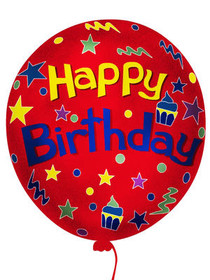 Happy Birthday Red Balloon