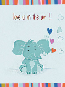 Love is in the Air Elephant