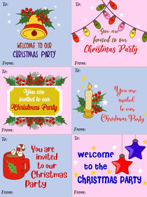 Christmas Party Invitation Cards Collection