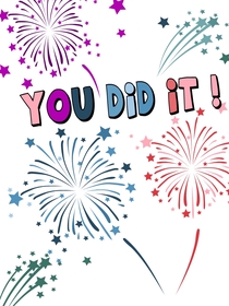 You Did It Celebration Card