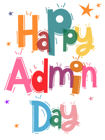 Happy Admin Day Greeting Card