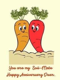 Soil-Mate Anniversary Card