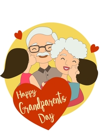 Happy Grandparents Day Greeting Card