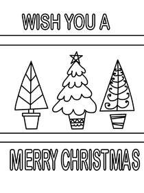 Wish You A Merry Christmas Trees