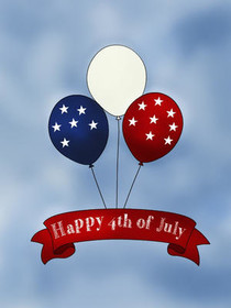 Happy 4th of July Balloons