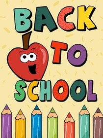 Back to School Apple Pencils Card