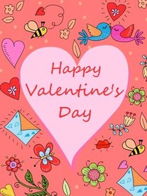 Happy Valentine's Day Greeting Card