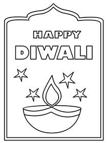 Happy Diwali Greeting Card
