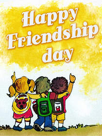 Happy Friendship Day Greeting Card