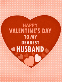 Happy Valentine's Day Husband Card