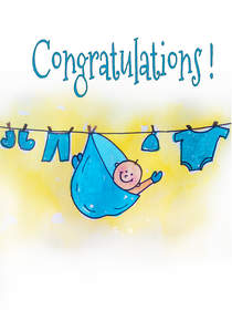 Baby Congratulations Card