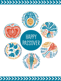 Happy Passover Greeting Card
