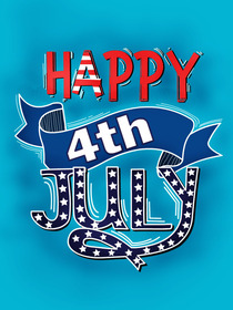 Happy 4th of July Greeting Card