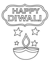 Happy Diwali Greeting Card