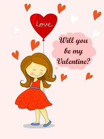Be My Valentine Greeting Card